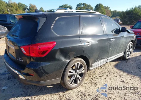 2019 Nissan Pathfinder Platinum from USA, damaged, VIN 5N1DR2MM3KC592653